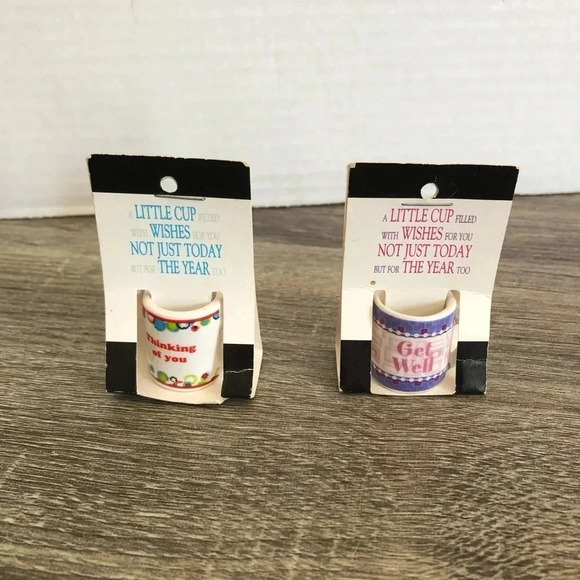 Vtg  Ganz Mini Mugs - Picture 2 of 4